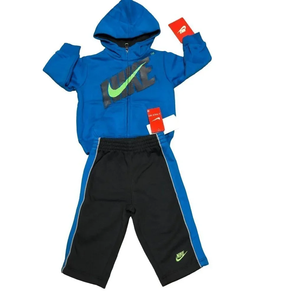 NIKE‎ BOYS HOODIE & PANTS SET SZ 12M NEW WITH TAG - Picture 2 of 6